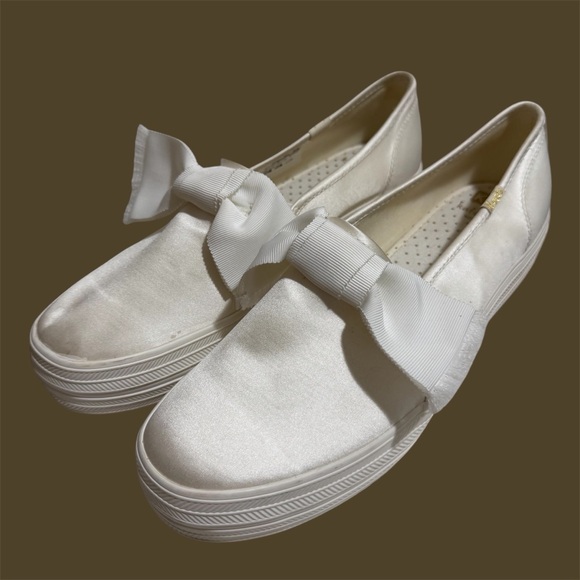 Kate Spade x Keds Triple Decker Bow Slip-On Sneakers - Picture 7 of 13